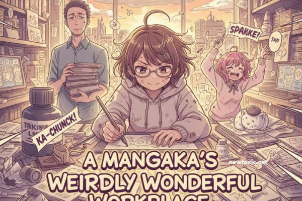 A Mangakas Weirdly Wonderful Workplace Anime