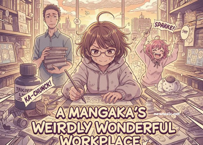 A Mangakas Weirdly Wonderful Workplace Anime